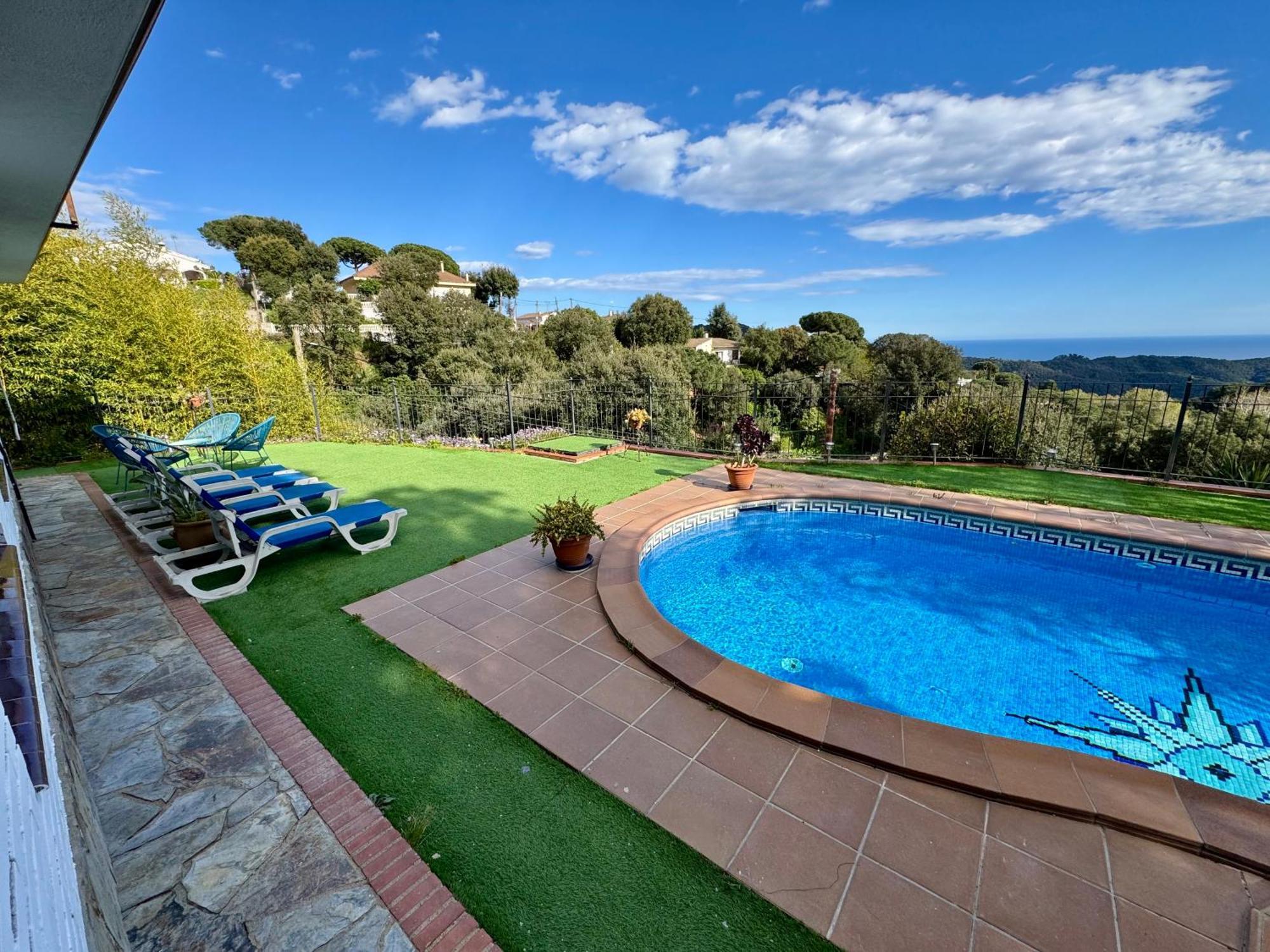 Casa Paraiso Piscina Tranquilidad Sant Cebria de Vallalta Exterior photo